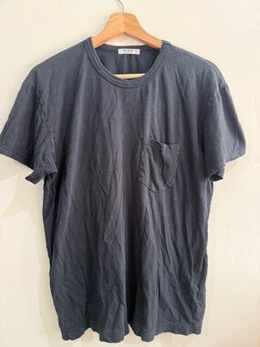 Buck Mason Navy Short Sleeve Pocket Tee